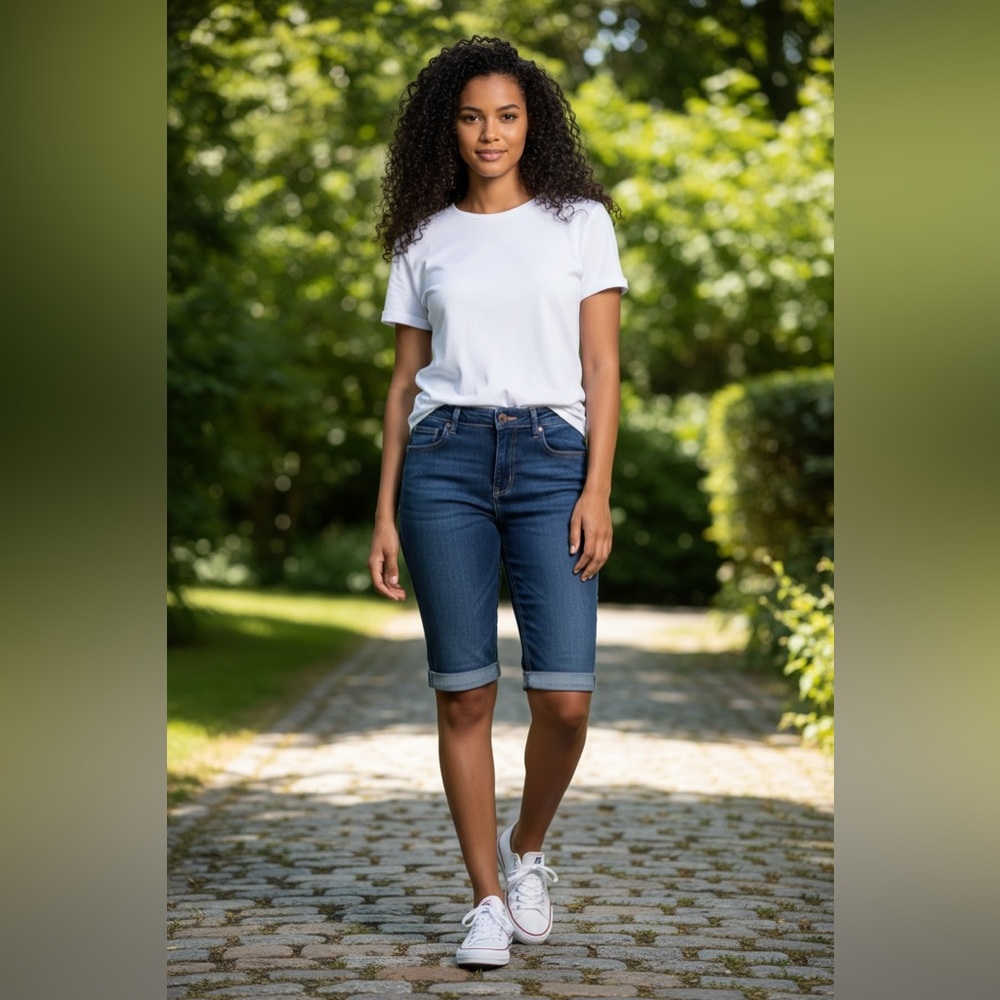 (ZELE BELLE) denim shorts